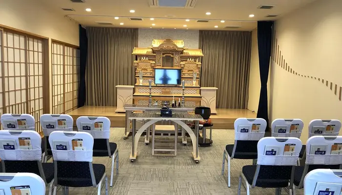 小さなお葬式 京田辺ホールで葬儀を行なった写真