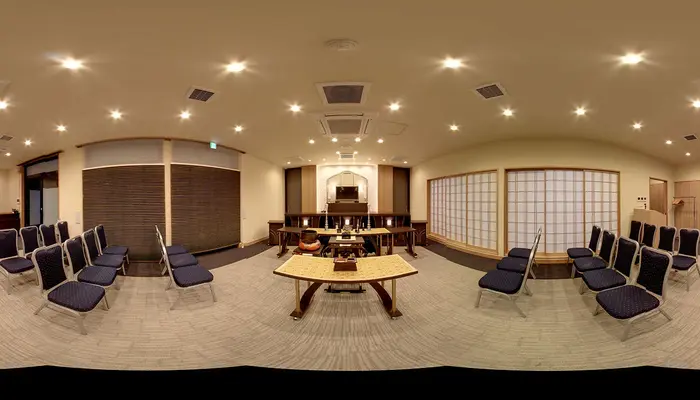 小さなお葬式 八幡ホールで葬儀を行なった写真