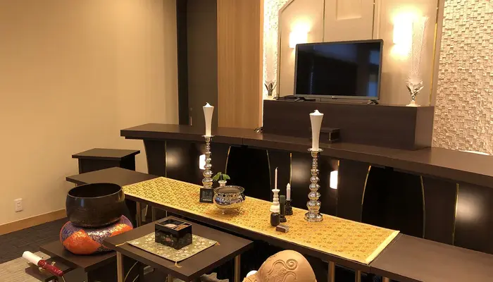 小さなお葬式 八幡ホールで葬儀を行なった写真