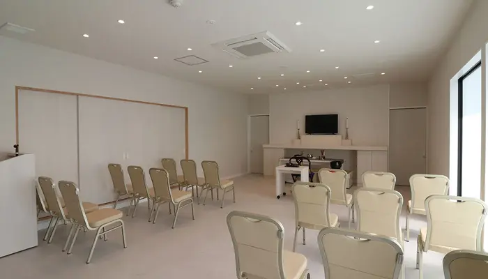 小さなお葬式 登美の里ホールで葬儀を行なった写真