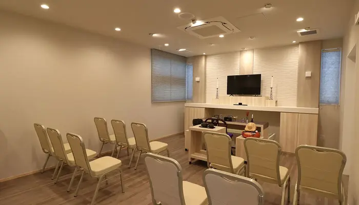 小さなお葬式 八尾青山ホールで葬儀を行なった写真