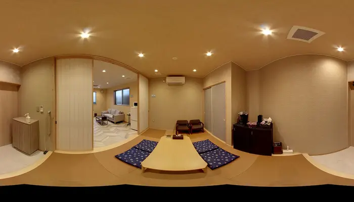 小さなお葬式 岸田堂ホールで葬儀を行なった写真