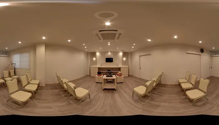 小さなお葬式 江坂ホールで葬儀を行なった写真