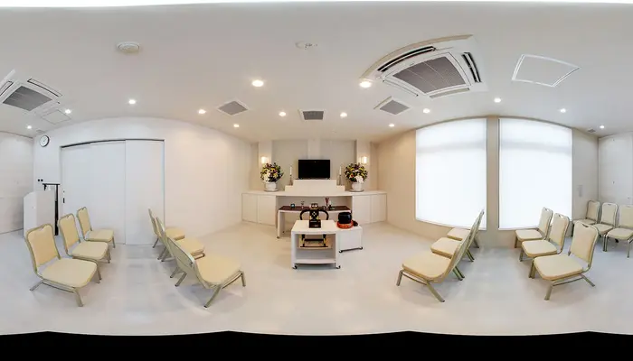 小さなお葬式 千里丘ホールで葬儀を行なった写真