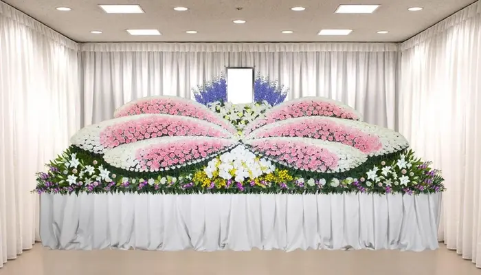 ふじみ式典（ゆかりえ海老名）で葬儀を行なった写真