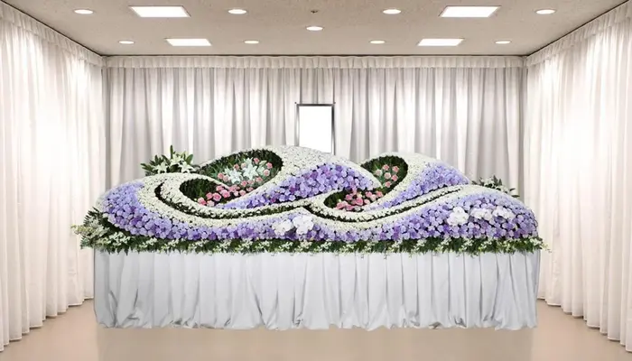 ふじみ式典(ゆかりえ海老名)で葬儀を行なった写真