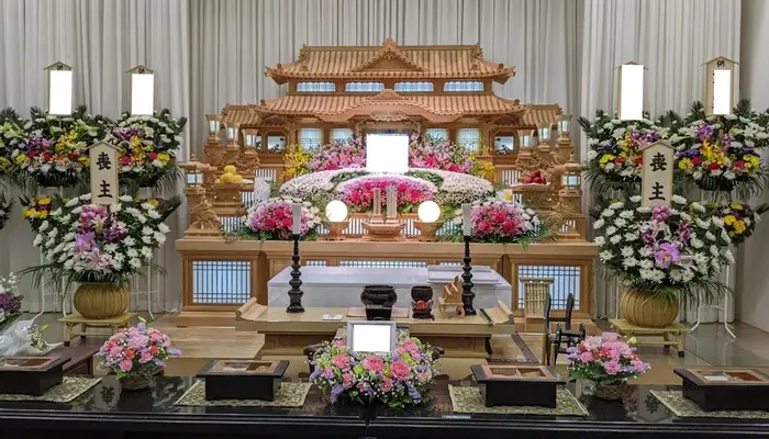 前橋市民葬祭で葬儀を行なった写真