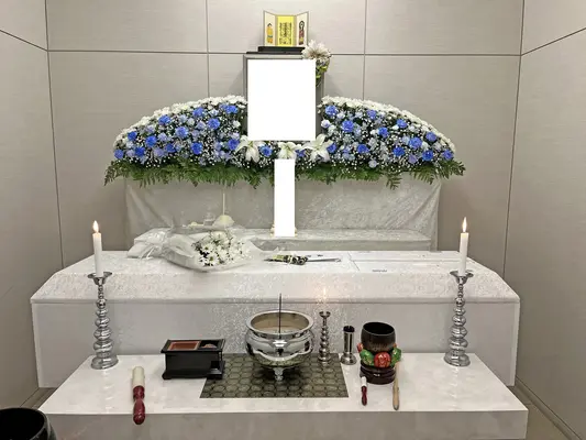 わかりやすい家族葬 江戸川区店で葬儀を行なった写真