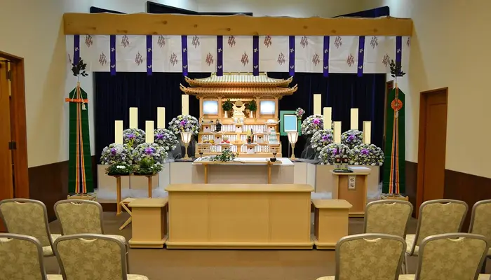 有限会社成田屋（みのわホール）で葬儀を行なった写真