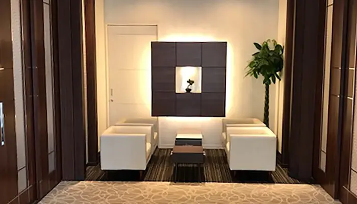 日本の心（梅郷ホール）で葬儀を行なった写真