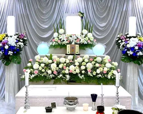 相談できるお葬式　江戸川営業所で葬儀を行なった写真