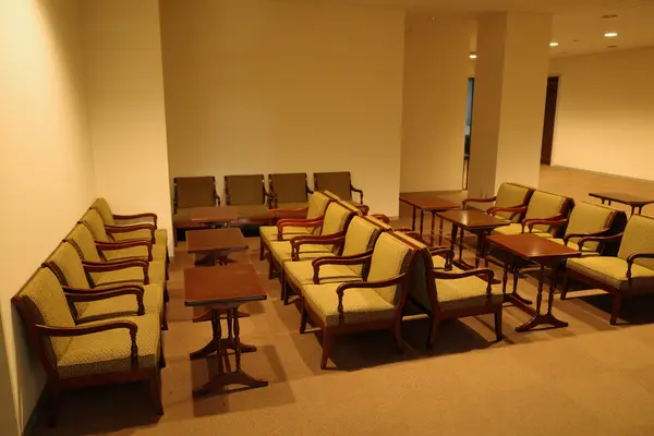 築地本願寺 別院で葬儀を行なった写真