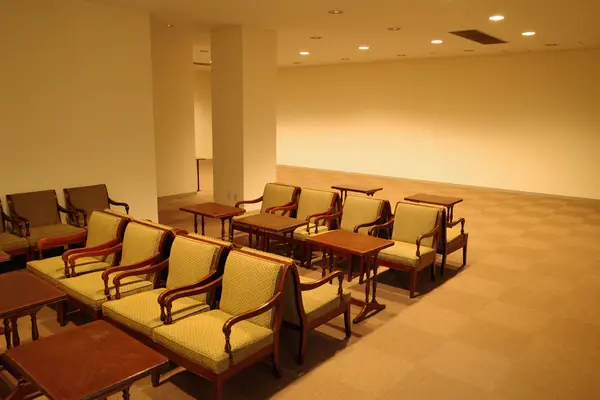 築地本願寺 別院で葬儀を行なった写真