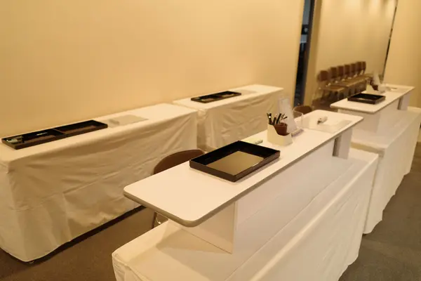 築地本願寺 別院で葬儀を行なった写真