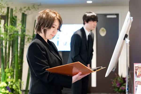 相談できるお葬式　品川営業所で葬儀を行なった写真