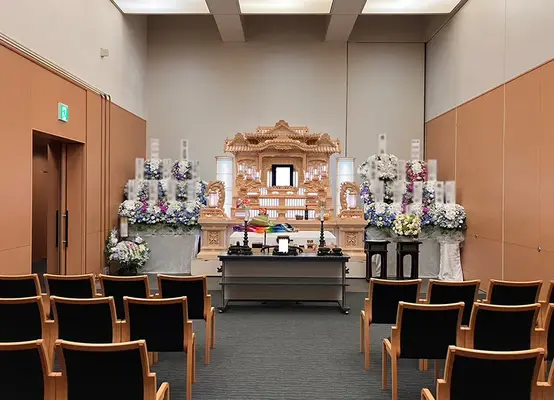 葬儀のともしび　越谷営業所で葬儀を行なった写真