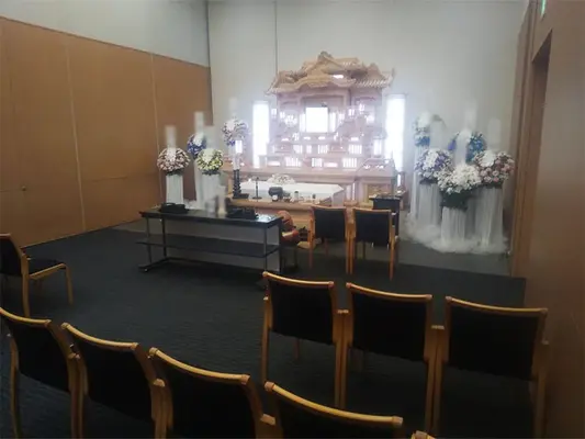 葬儀のともしび　越谷営業所で葬儀を行なった写真