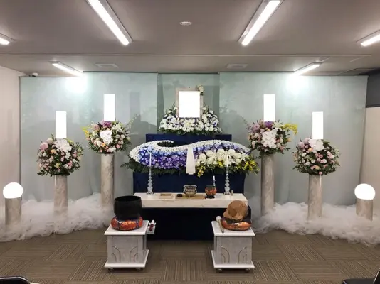 ひかりセレモニーで葬儀を行なった写真