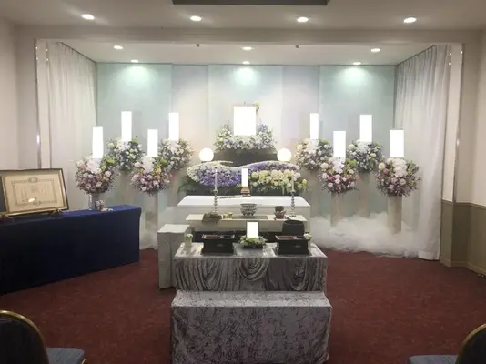 ひかりセレモニーで葬儀を行なった写真