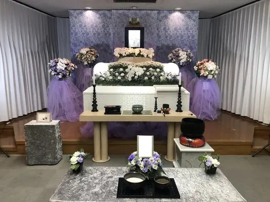 ひかりセレモニーで葬儀を行なった写真