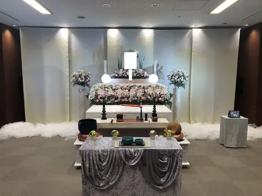 ひかりセレモニーで葬儀を行なった写真