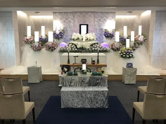 ひかりセレモニーで葬儀を行なった写真