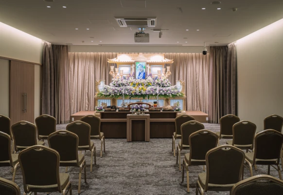 メモリード（三鷹メモリードホール）で葬儀を行なった写真