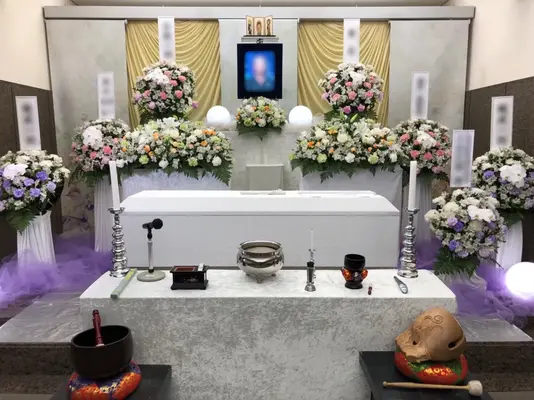 横浜葬儀社 はばたきグループ 横浜市南区店で葬儀を行なった写真