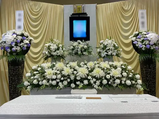 南区家族葬 はばたきグループで葬儀を行なった写真