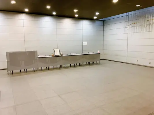 横浜市北部斎場で葬儀を行なった写真