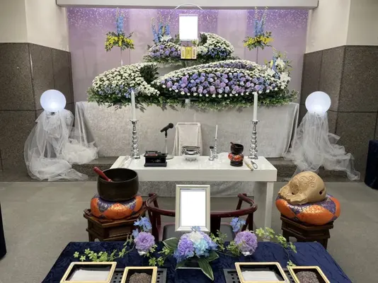 川崎市葬儀 はばたきグループ 川崎市幸区店で葬儀を行なった写真