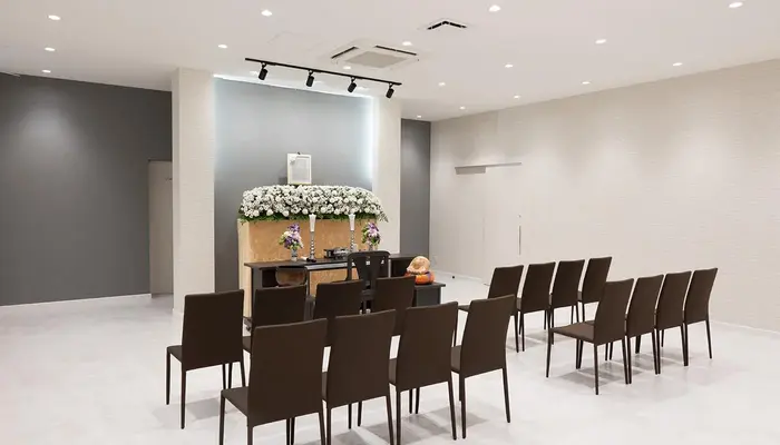 小さなお葬式 六ツ川ホールで葬儀を行なった写真
