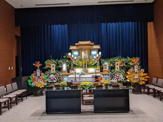 高崎市民葬祭で葬儀を行なった写真