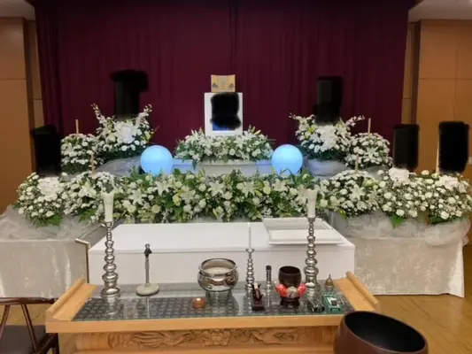 府中の森市民聖苑で葬儀を行なった写真