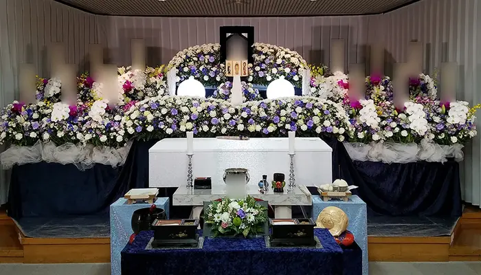中川典礼で葬儀を行なった写真