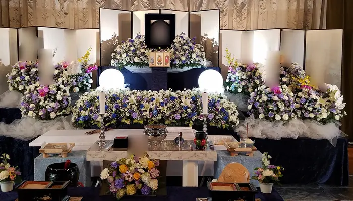 中川典礼で葬儀を行なった写真