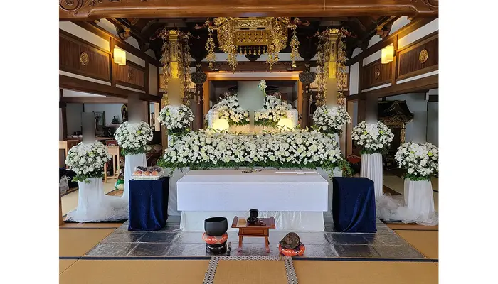 中川典礼で葬儀を行なった写真