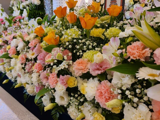 中川典礼で葬儀を行なった写真