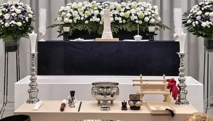 グランセレモ東京（町屋営業所）で葬儀を行なった写真