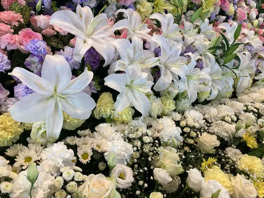 かすみ式典（町田営業所）で葬儀を行なった写真