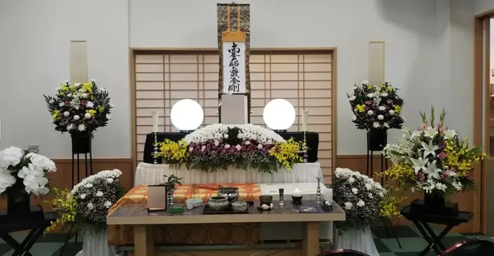 小さなお葬式 福知山ホールで葬儀を行なった写真