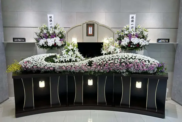 小さなお葬式 福知山ホールで葬儀を行なった写真