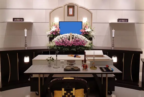 小さなお葬式 西宮山口ホールで葬儀を行なった写真