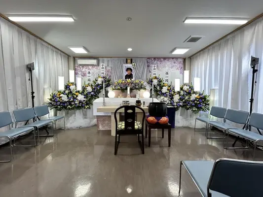 大泉橋戸会館で葬儀を行なった写真