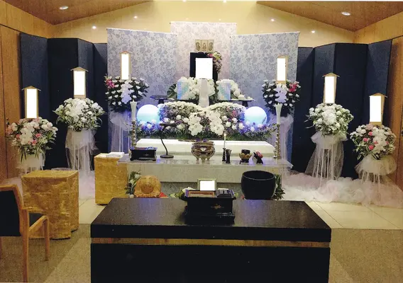 多門メモリアル（中原事務所）で葬儀を行なった写真