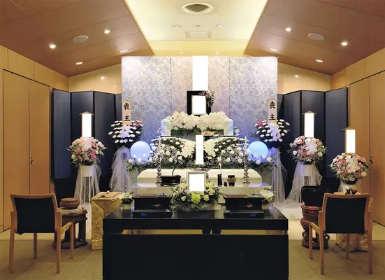 多門メモリアル（中原事務所）で葬儀を行なった写真