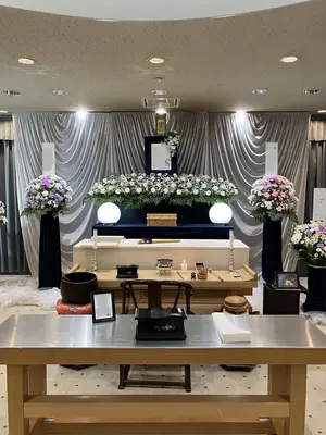 家族葬のそうえん多摩動物公園ホールで葬儀を行なった写真