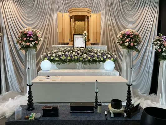 家族葬のそうえん多摩動物公園ホールで葬儀を行なった写真