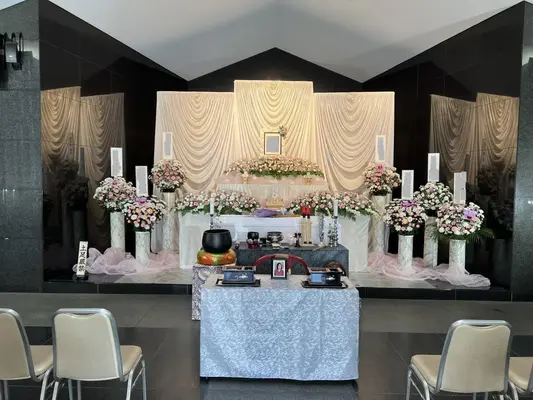 家族葬のそうえん多摩動物公園ホールで葬儀を行なった写真