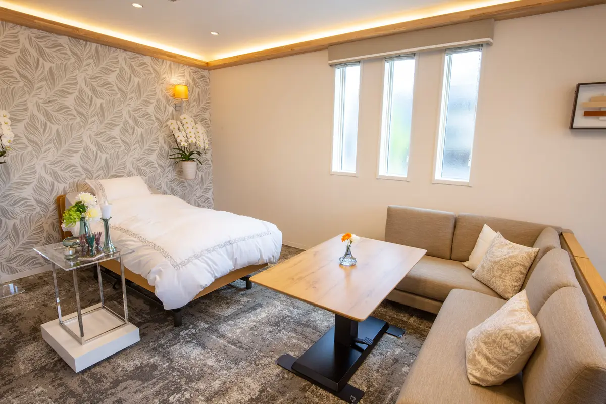 家族が一緒にいられる『個室対面型のご安置室』